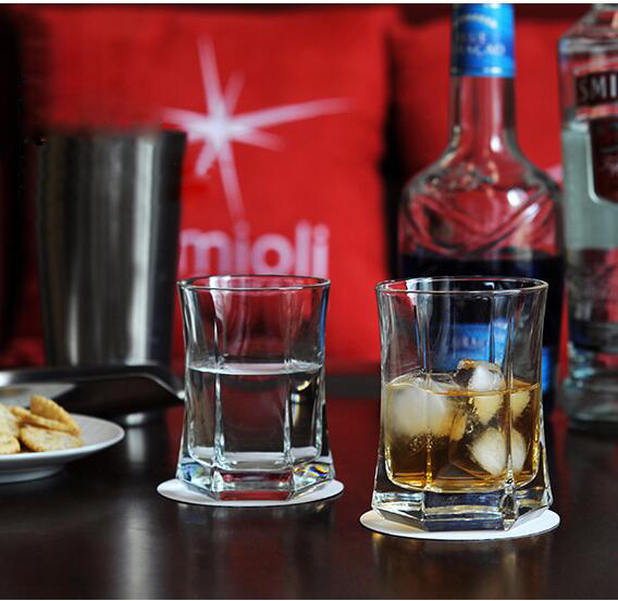 无铅透明六角玻璃杯