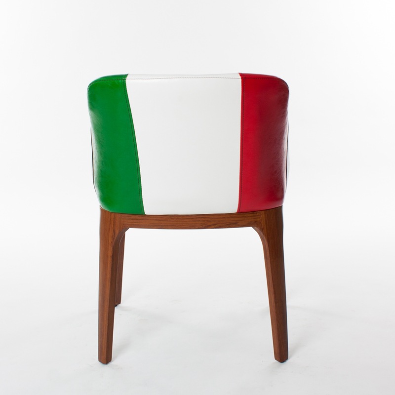 休闲实木软包椅子