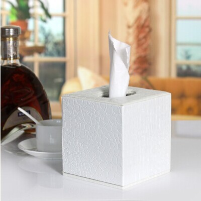 皮质创意鳄鱼纹卷纸筒