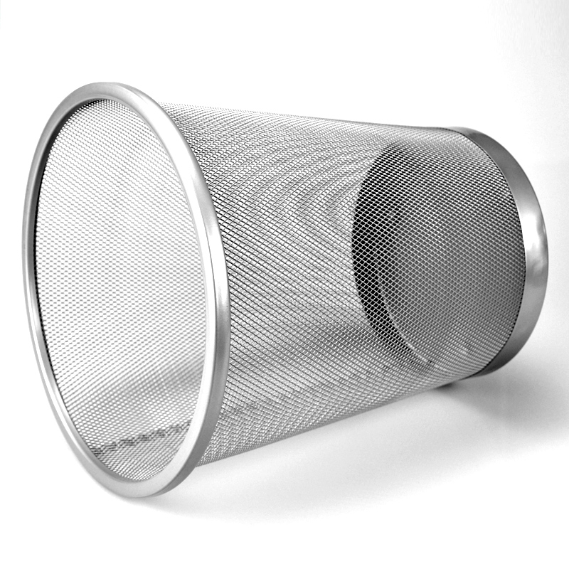 圆形不绣钢/银灰色烤漆垃圾桶