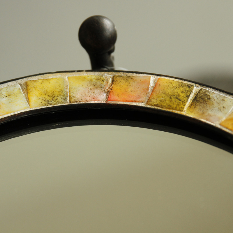 高档欧式铁艺复古艺术镜子