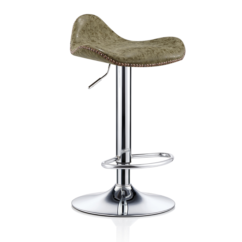 欧式高脚吧台椅前台升降吧椅