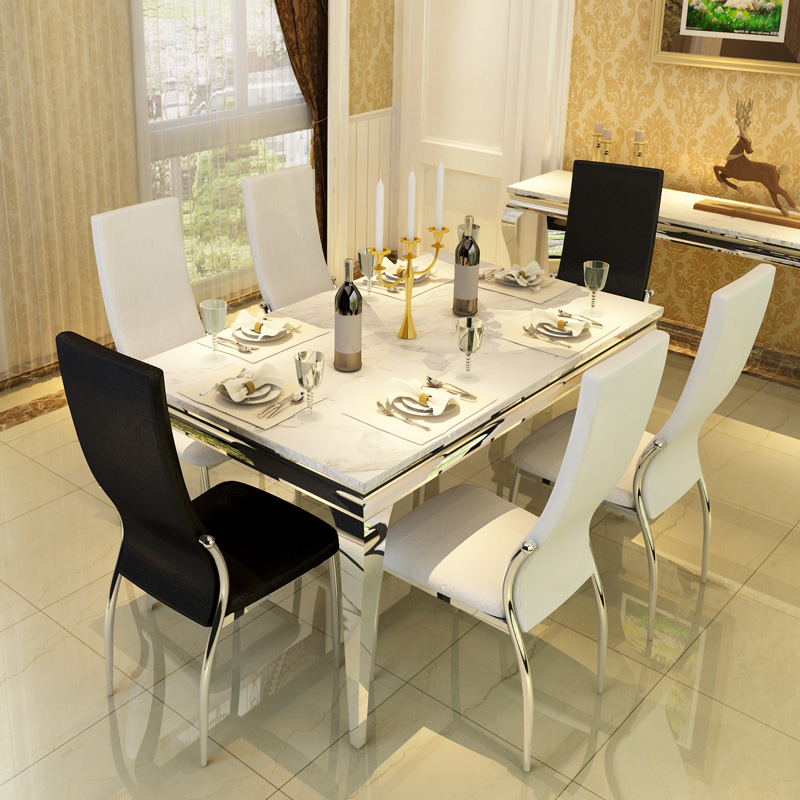 创意个性靠背餐厅金属皮餐椅