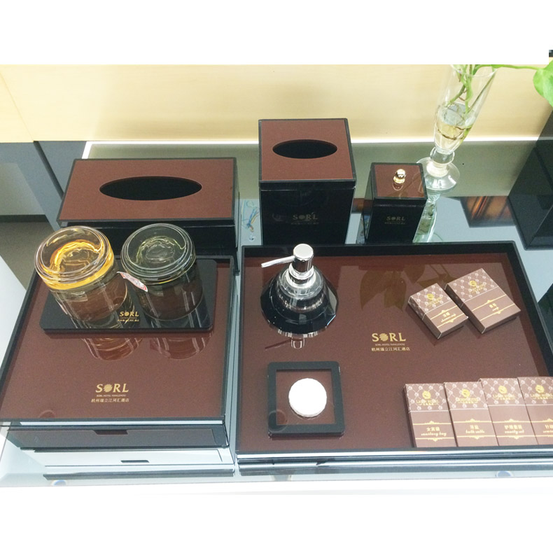 高档酒店洗漱用品收纳盒