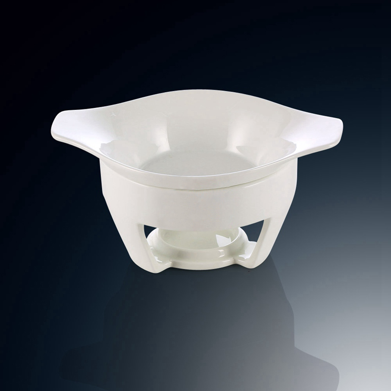 双耳翅碗连炉座