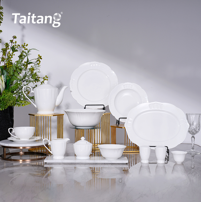 皇冠白瓷-10/12/14"旦形碟