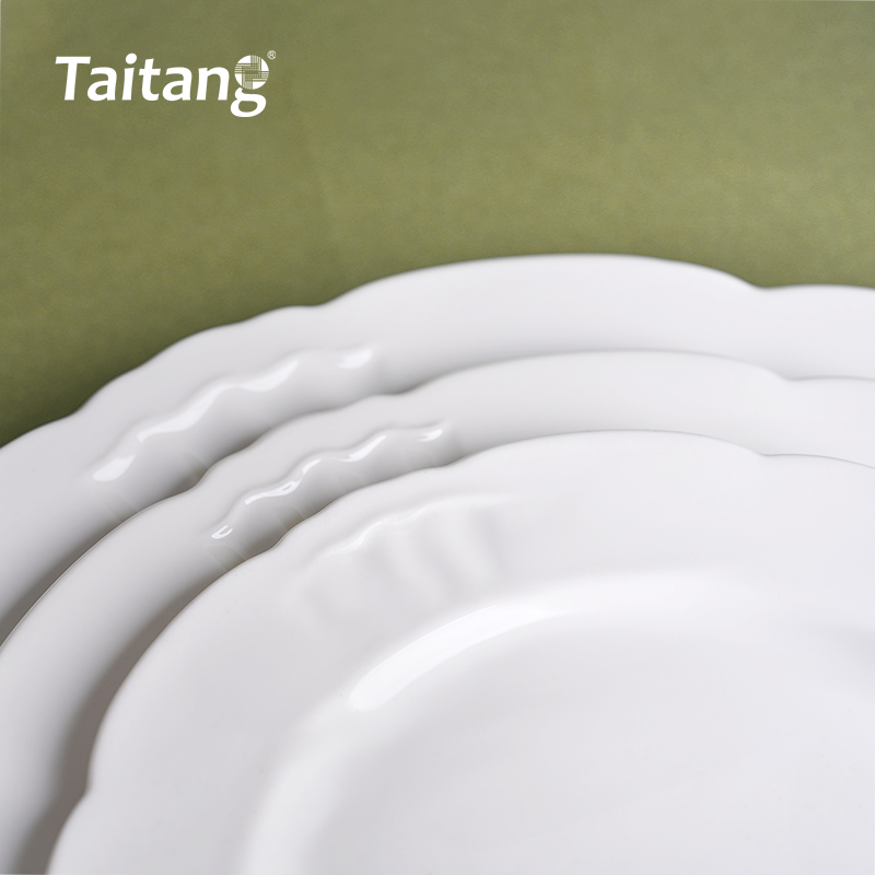 皇冠白瓷-7/8/10/12"平盘