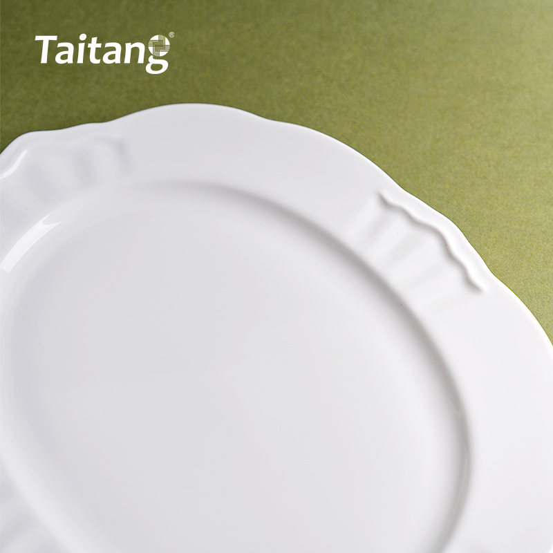 皇冠白瓷-10/12/14"旦形碟