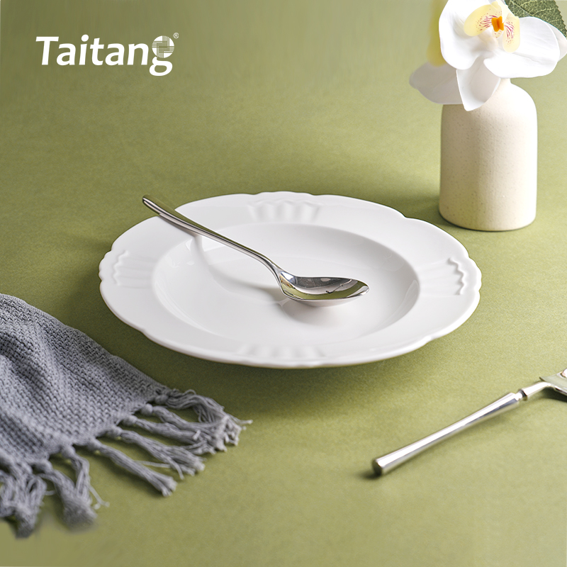 皇冠白瓷-8/9/10"汤盘