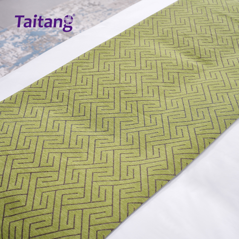 抹茶软云-轻奢酒店床旗抱枕套系列