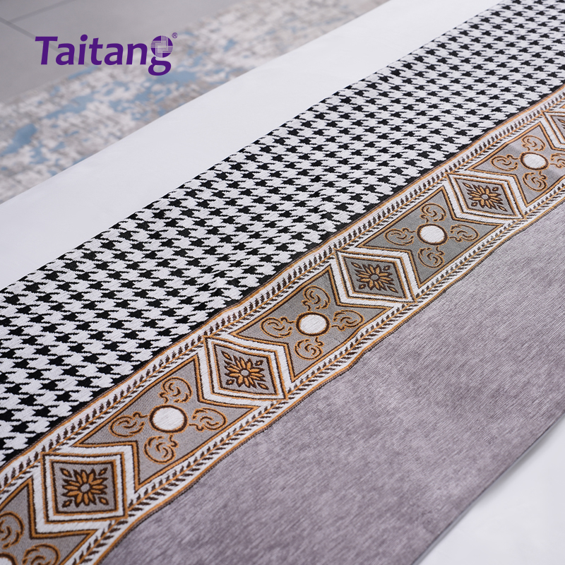 黑金卡伦格-轻奢酒店床旗抱枕套系列