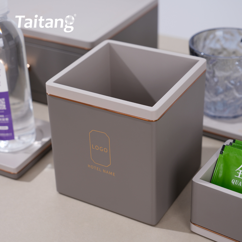 素雅  双灰色树脂客杂摆件套装