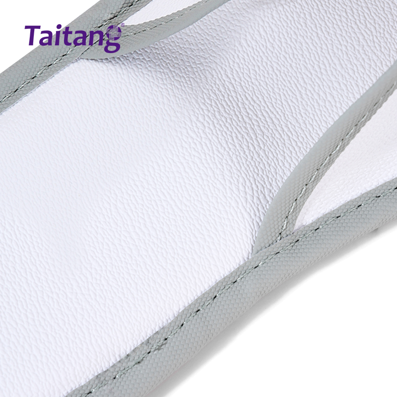 白色环保皮革酒店拖鞋一次性