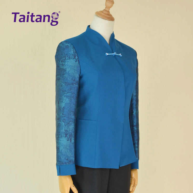 蓝色酒店工作服定制