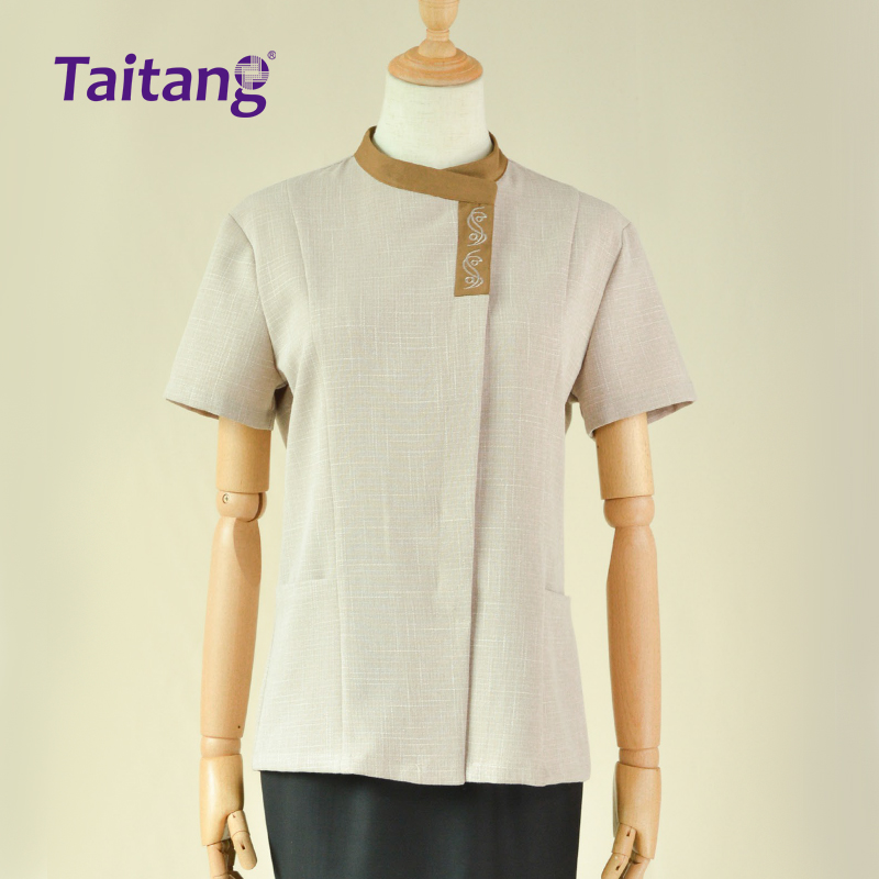 服务员工作服夏季短袖定制款