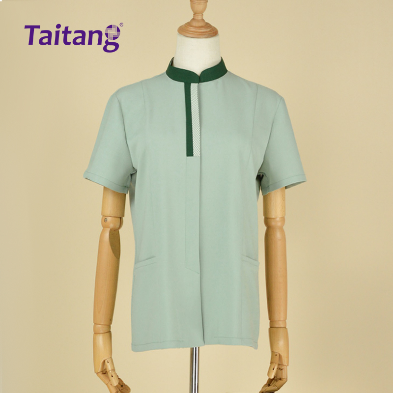 酒店前厅服务员夏季短袖工装定制款